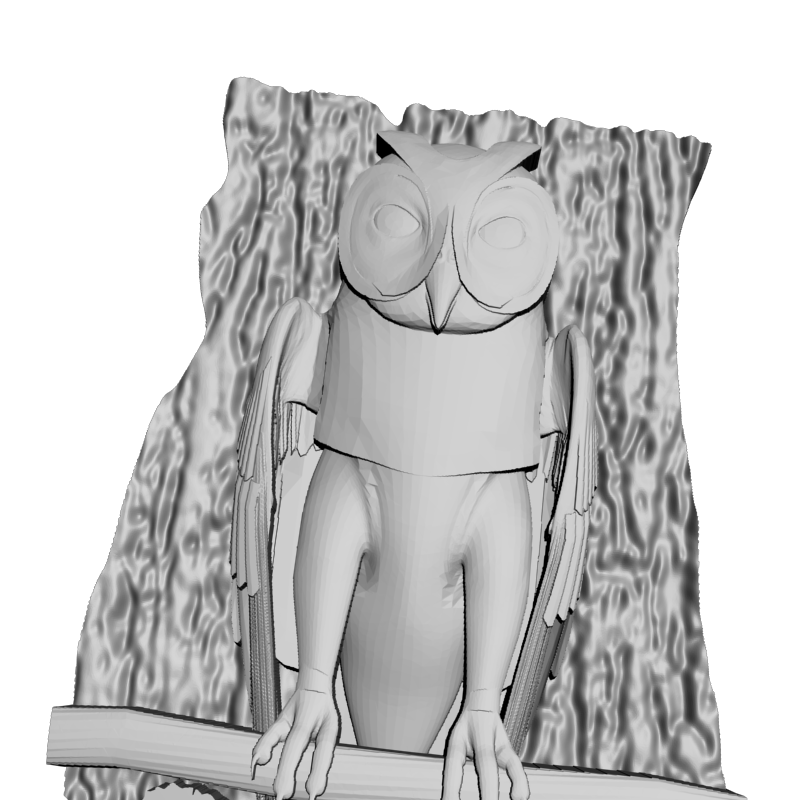 картинка Ключница Сова P4-443 3D-STL.COM