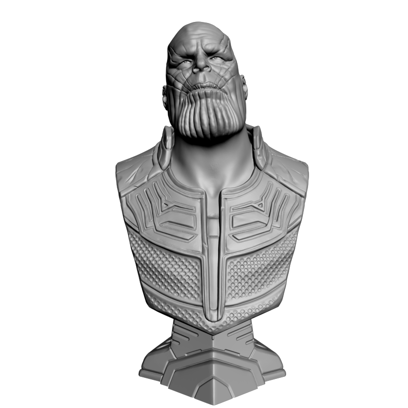 картинка Танос Бюст L2-080 3D-STL.COM