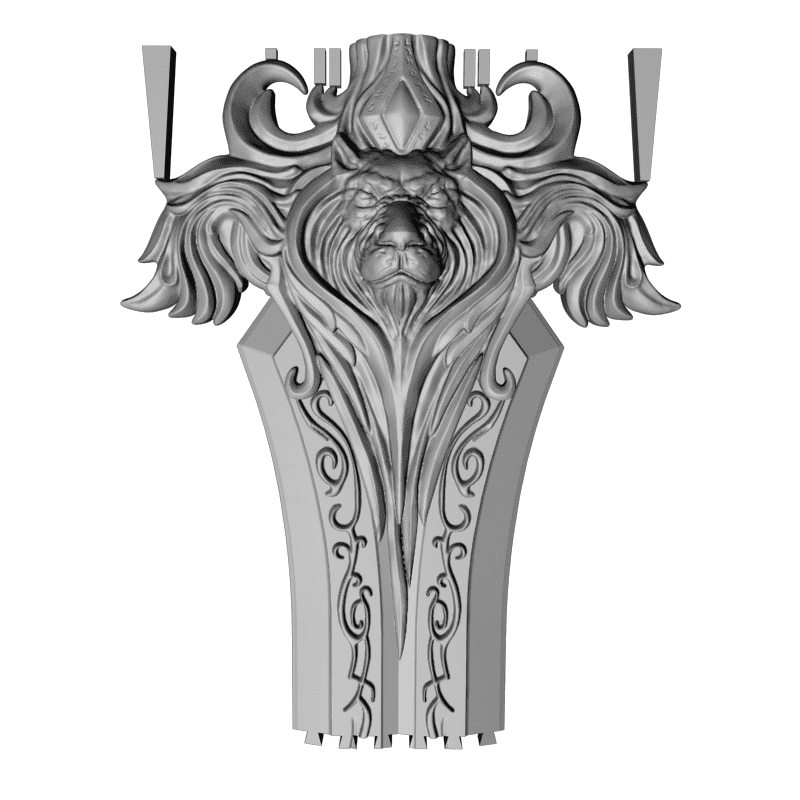 картинка Накладка D10-256 3D-STL.COM