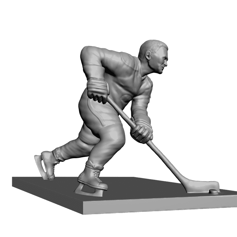 картинка Хоккеист L3-026 3D-STL.COM