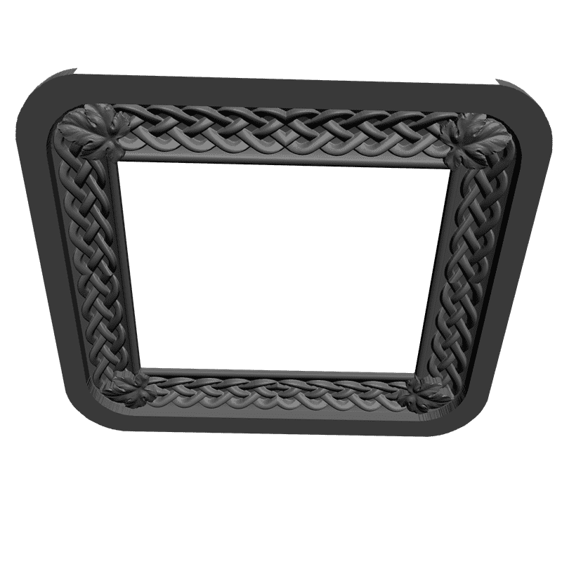 картинка Рамка резная D14-169 3D-STL.COM