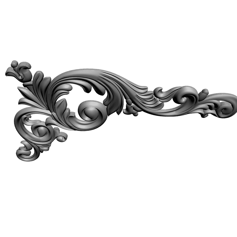 картинка Угловой элемент D19-014 3D-STL.COM