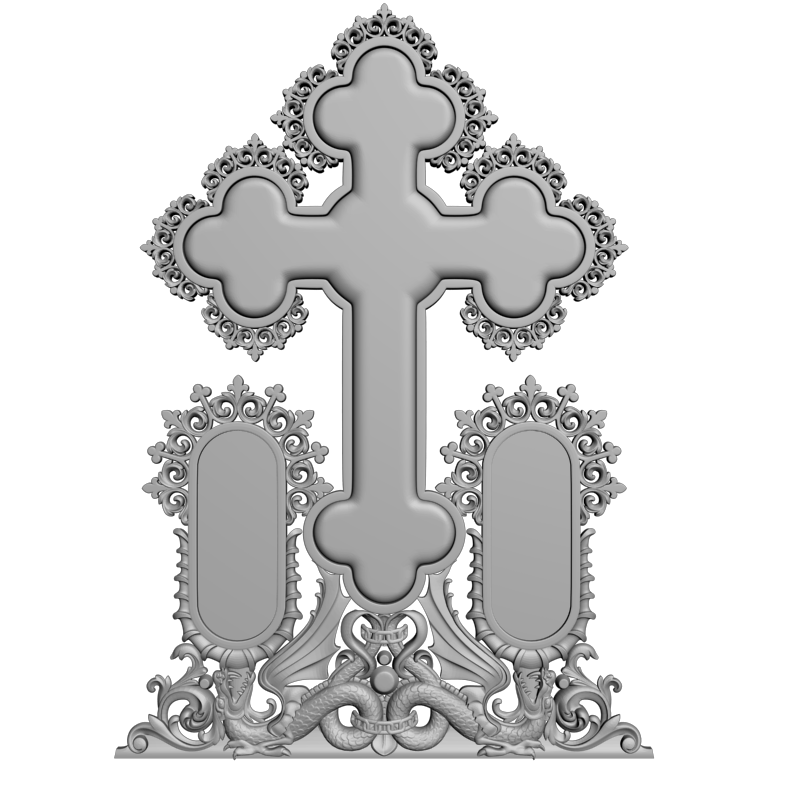 картинка Крест V5-021 3D-STL.COM