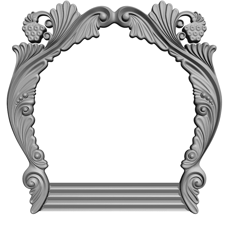 картинка Рамка резная D14-006 3D-STL.COM