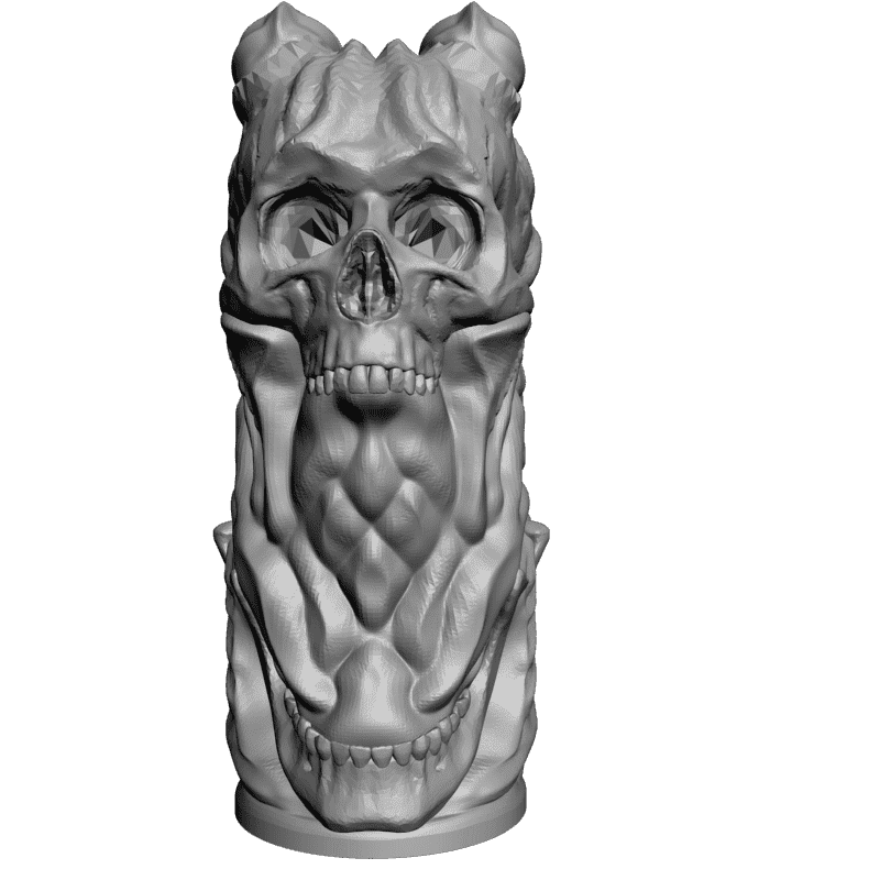картинка Художественный череп L5-041 3D-STL.COM