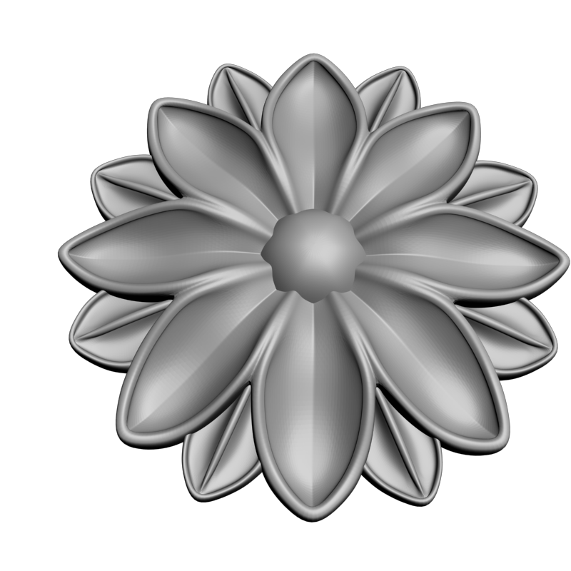 картинка Розетка резная D16-388 3D-STL.COM