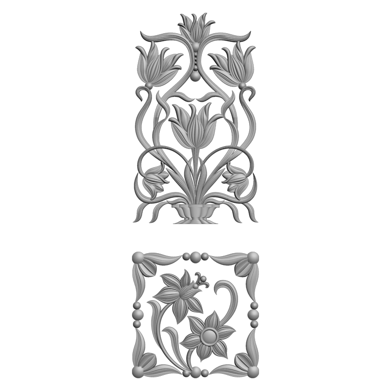 картинка Накладка на двери H3-117 3D-STL.COM