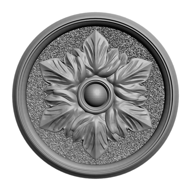 картинка Розетка резная D16-030 3D-STL.COM