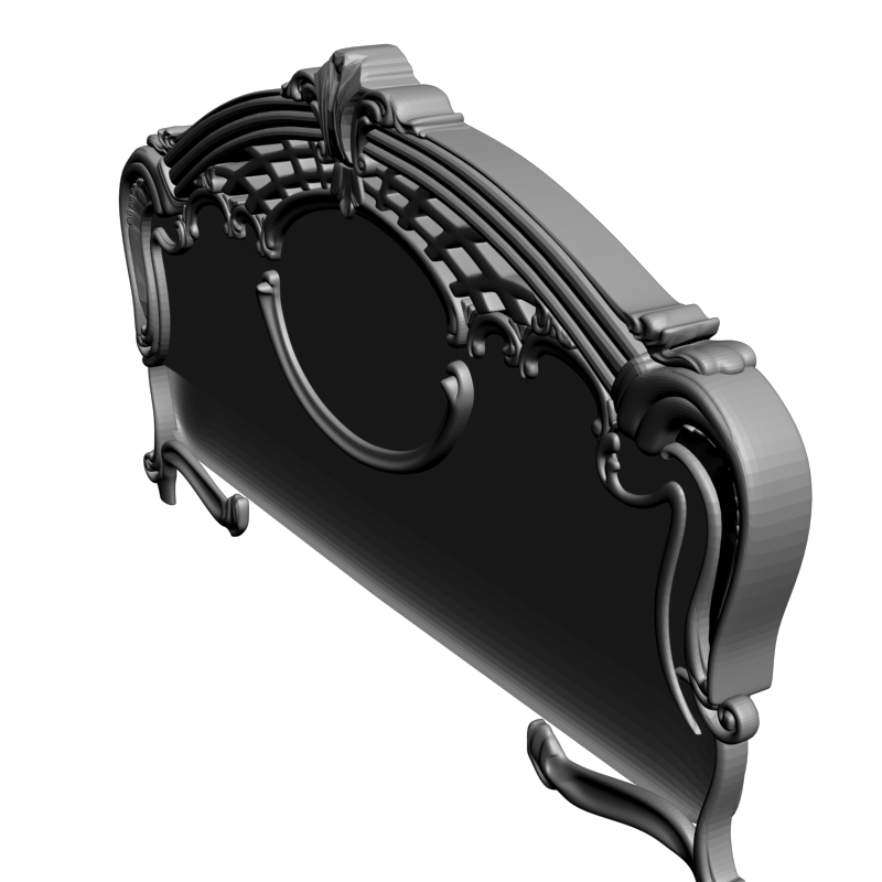картинка Спинка кровати M4-206 3D-STL.COM