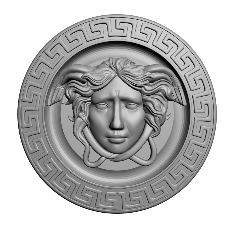 картинка Версаче медальон RY6-065 3D-STL.COM