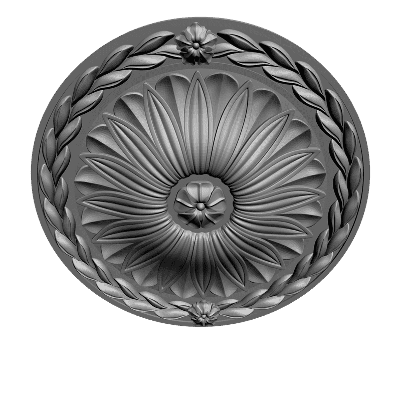 картинка Розетка резная D16-175 3D-STL.COM