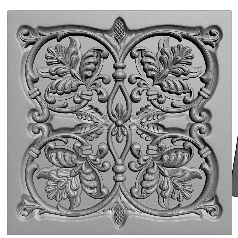 картинка Панель резная D11-018 3D-STL.COM