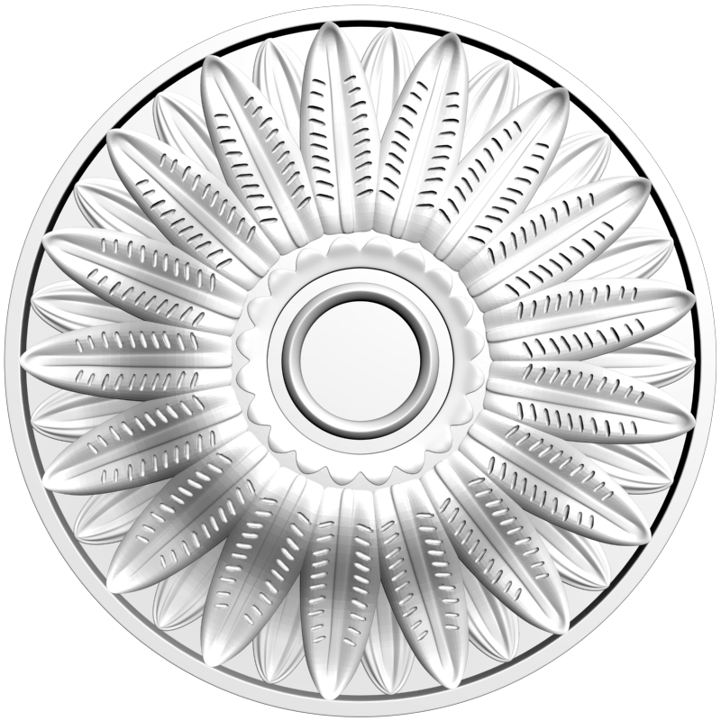 картинка Розетка резная D16-300 3D-STL.COM