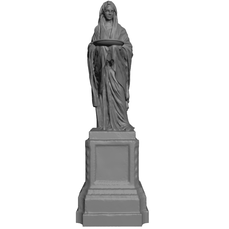 картинка Девушка с чашей L3-151 3D-STL.COM