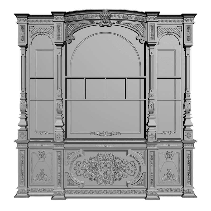 картинка Молельная комната V2-009 3D-STL.COM