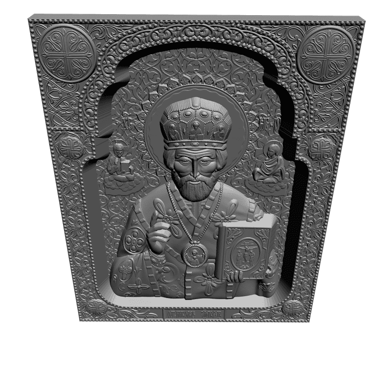 картинка Николай Чудотворец V3-037 3D-STL.COM