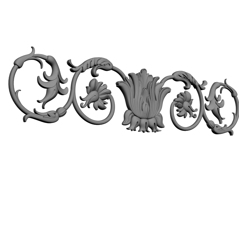 картинка Резная накладка D10-330 3D-STL.COM