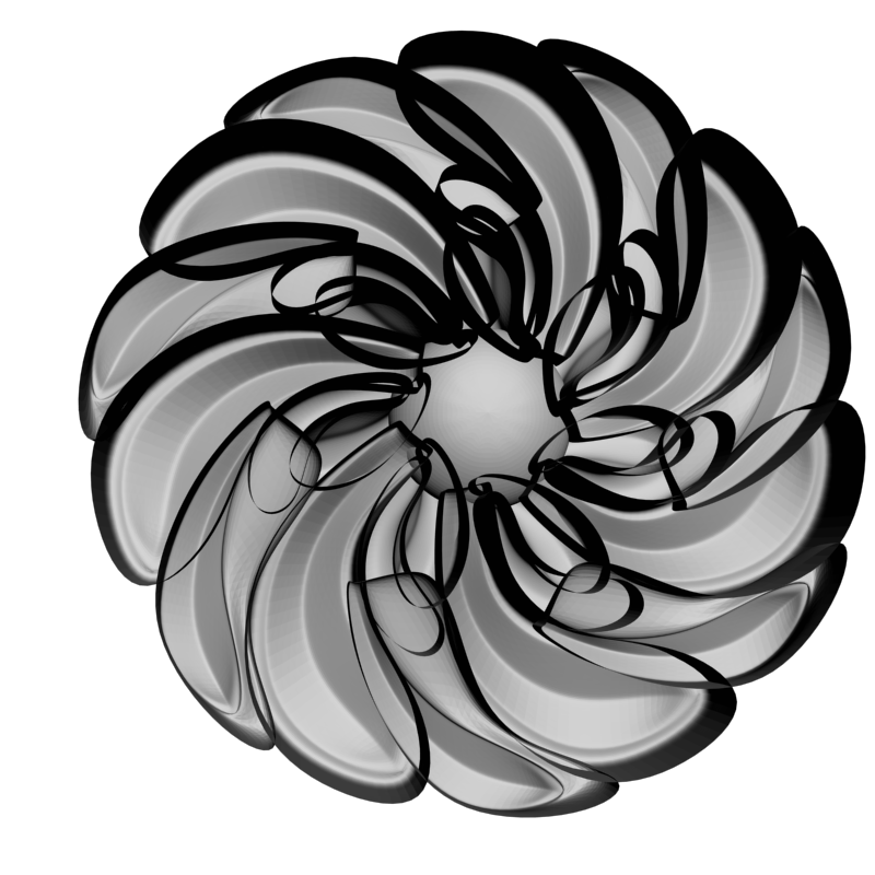 картинка Розетка резная D16-387 3D-STL.COM