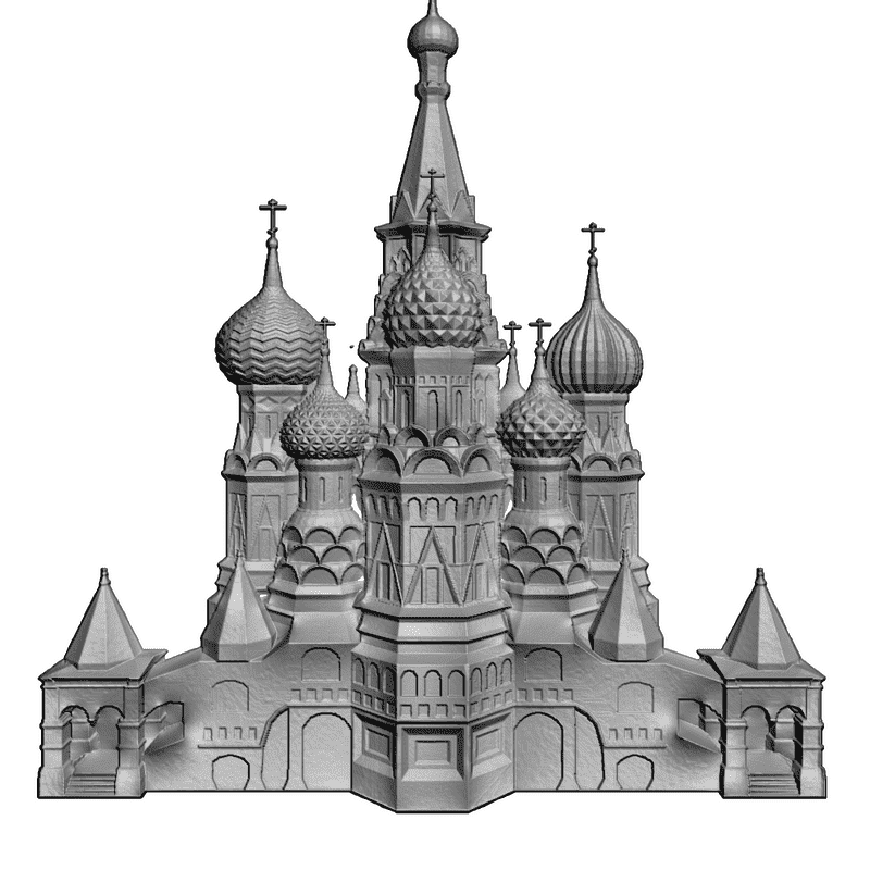 картинка Покровский собор H1-003 3D-STL.COM