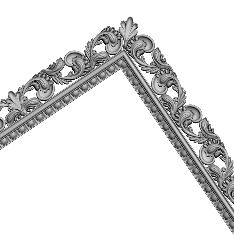 картинка Рама резная D14-479 3D-STL.COM