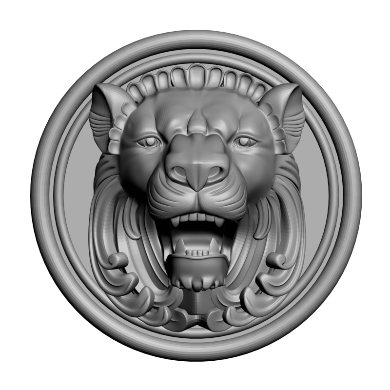 картинка Лев F1-302 3D-STL.COM