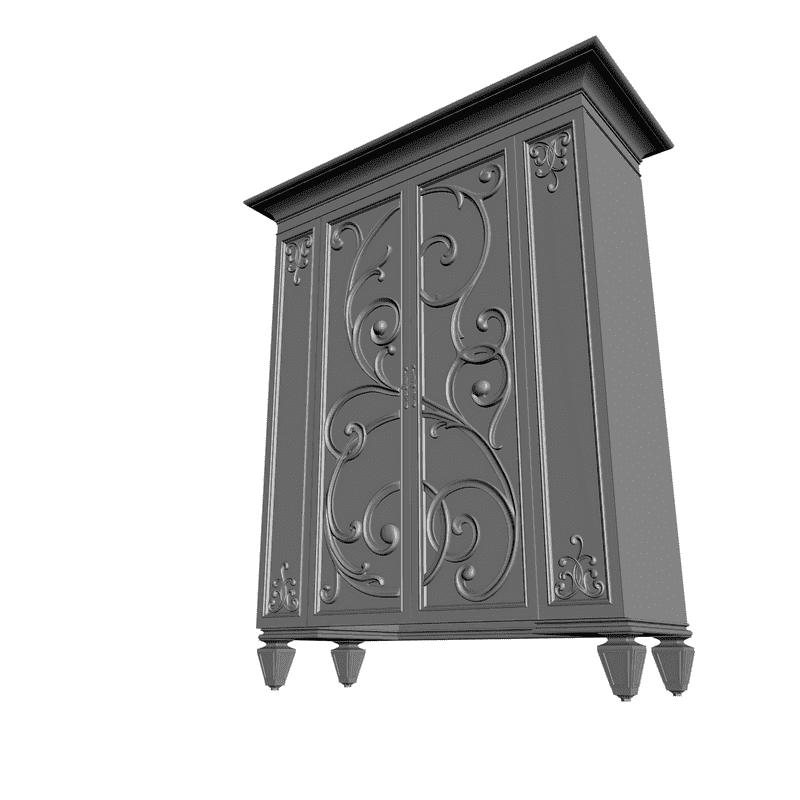 картинка Тумбочка M12-001 3D-STL.COM