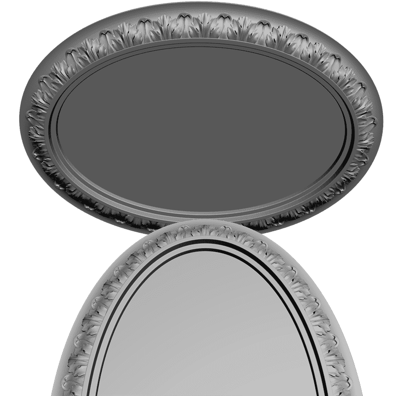 картинка Рамка для зеркала, резная D14-115 3D-STL.COM