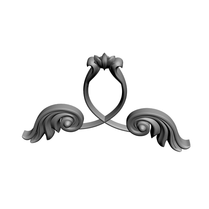 картинка Накладка резная D10-028 3D-STL.COM
