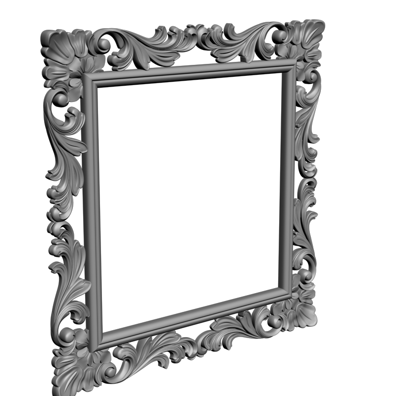 картинка Рама резная D14-423 3D-STL.COM