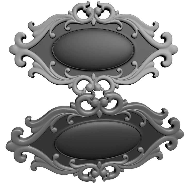 картинка Розетка декоративная D16-252 3D-STL.COM