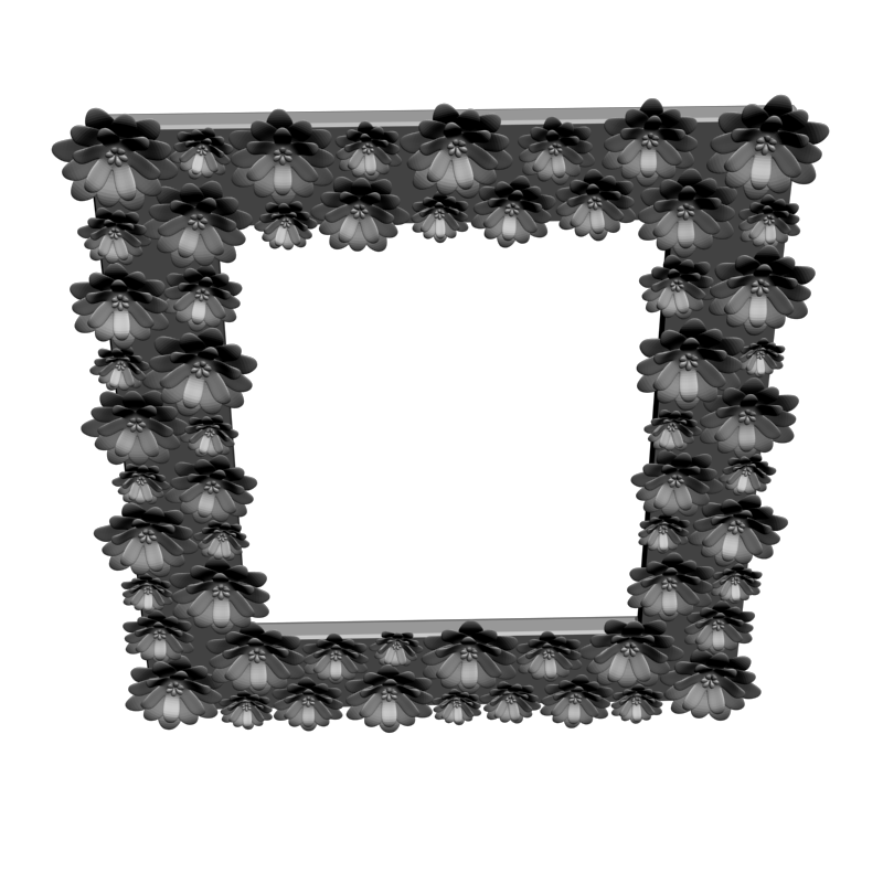 картинка Рамка резная D14-612 3D-STL.COM