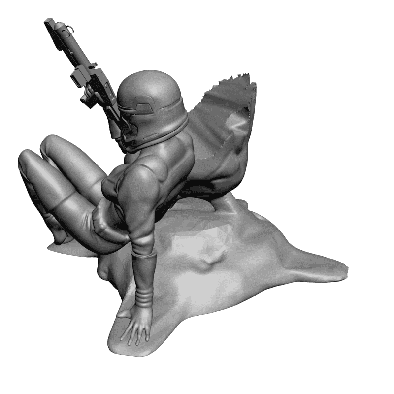 картинка Сцена из Звёздных войн PI1-180 3D-STL.COM