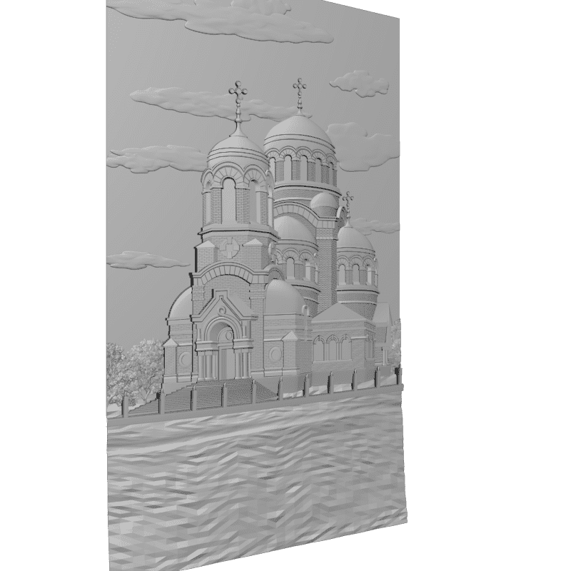 картинка Храм D12-411 3D-STL.COM