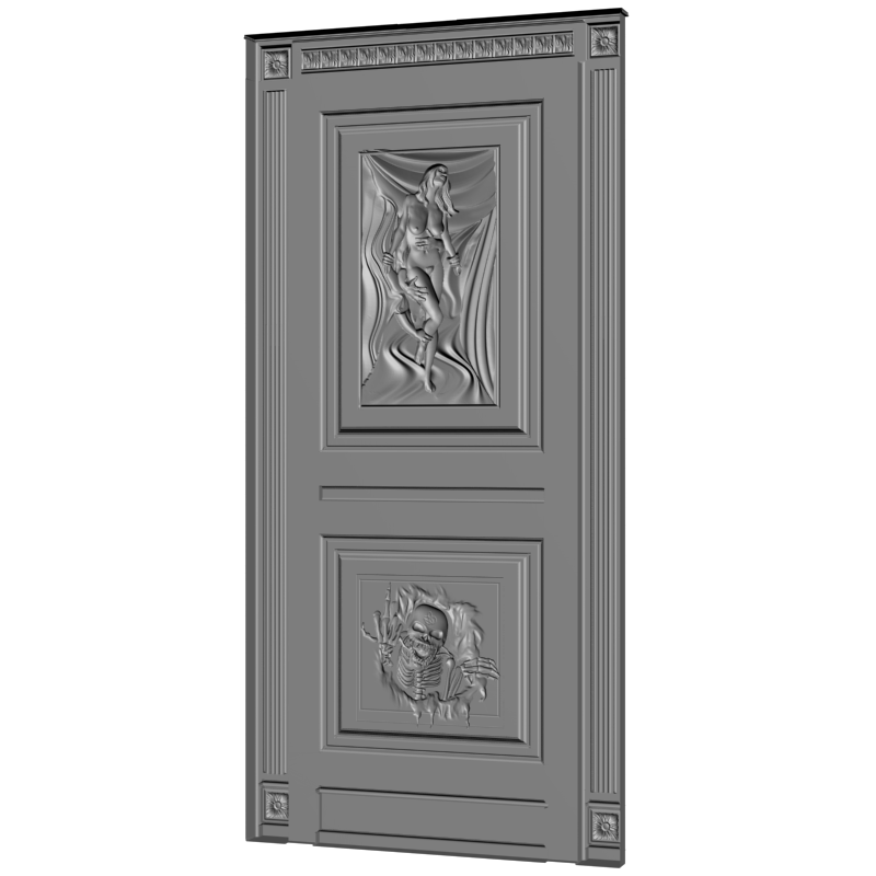 картинка Двери резные H3-059 3D-STL.COM