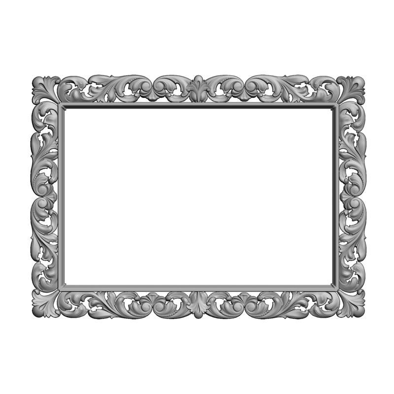 картинка Рамка резная D14-611 3D-STL.COM