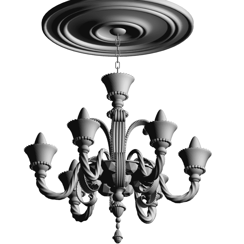 картинка Люстра H6-028 3D-STL.COM