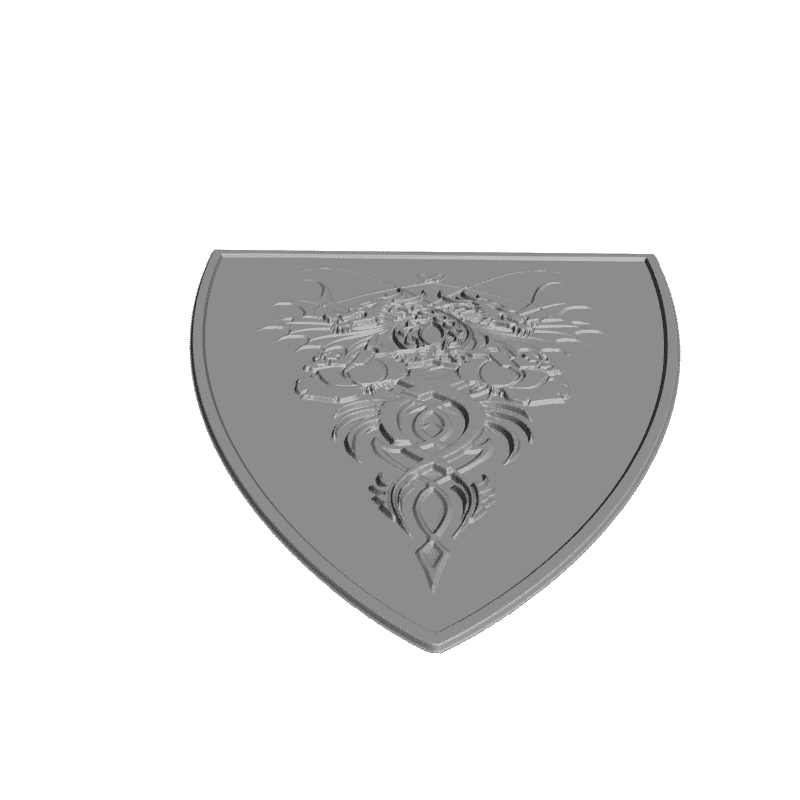 картинка Рыцарский герб RG1-069 3D-STL.COM