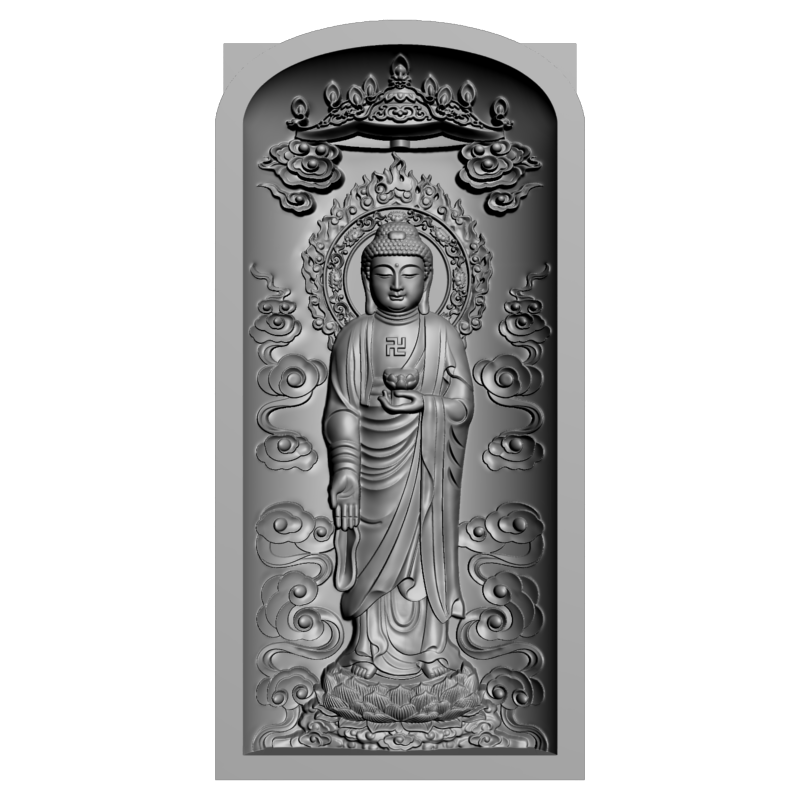картинка Будда в полный рост V9-094 3D-STL.COM