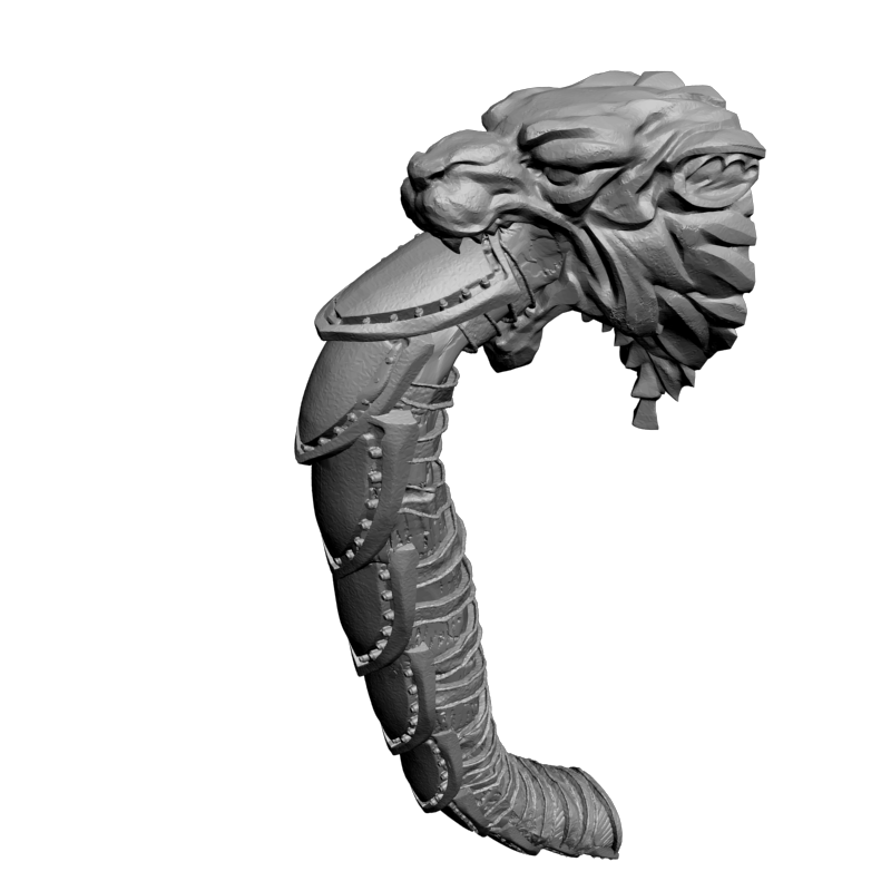 картинка Ручка дверная P4-469 3D-STL.COM