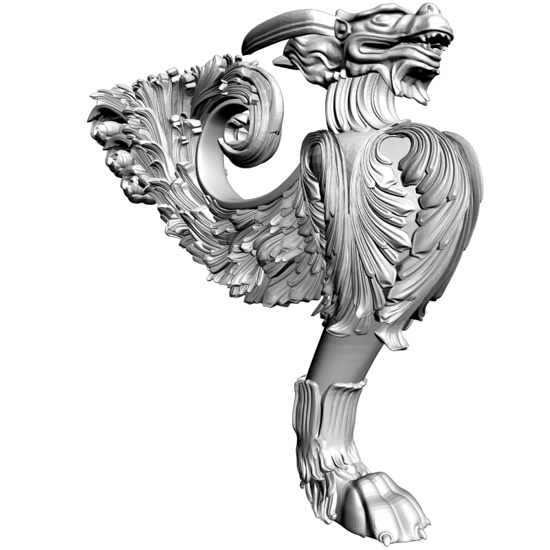 картинка Столб заходной Дракон D17-059 3D-STL.COM