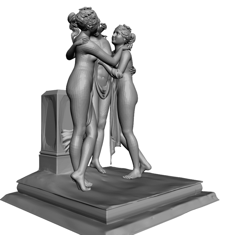 картинка Три девушки L3-119 3D-STL.COM