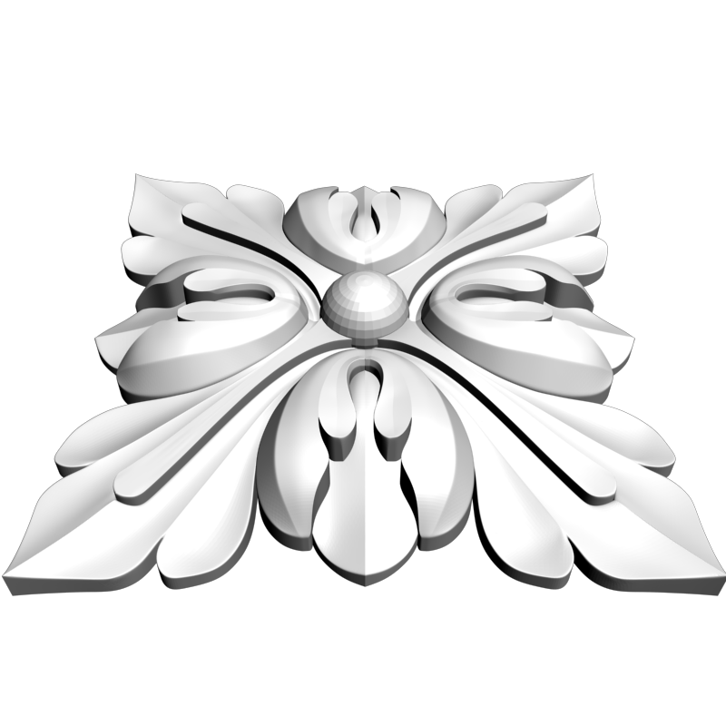 картинка Розетка резная D16-316 3D-STL.COM