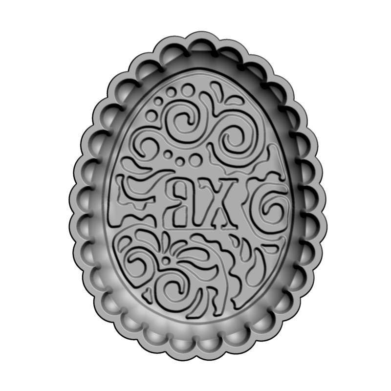 картинка Пасхальная формочка для пряника RP5-016 3D-STL.COM