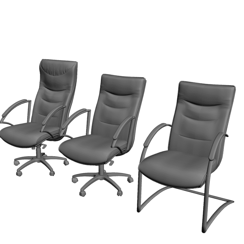картинка Три кресла M3-041 3D-STL.COM