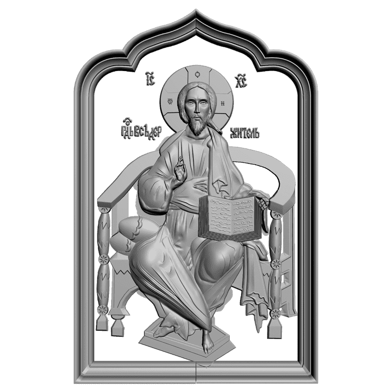 картинка Господь Вседержитель V3-021 3D-STL.COM