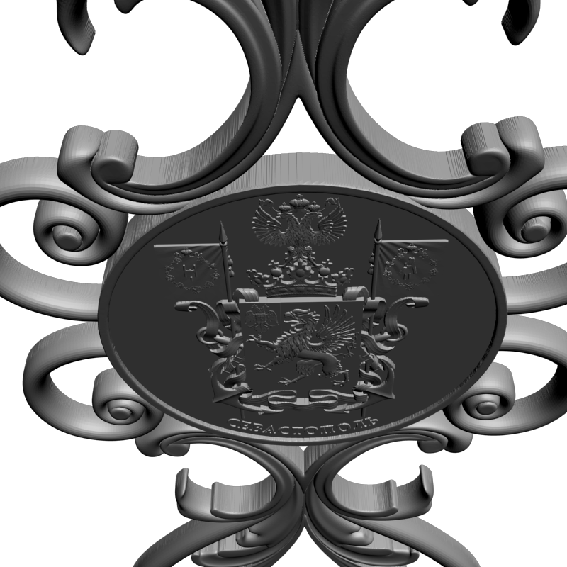 картинка Герб Севастополя RG1-077 3D-STL.COM