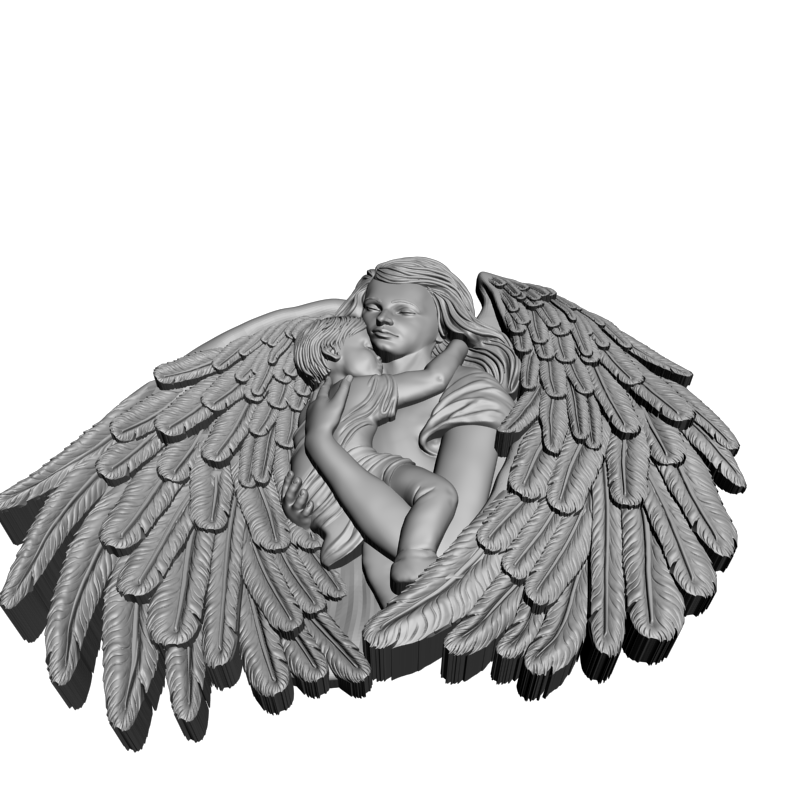 картинка Мать Ангел D12-709 3D-STL.COM