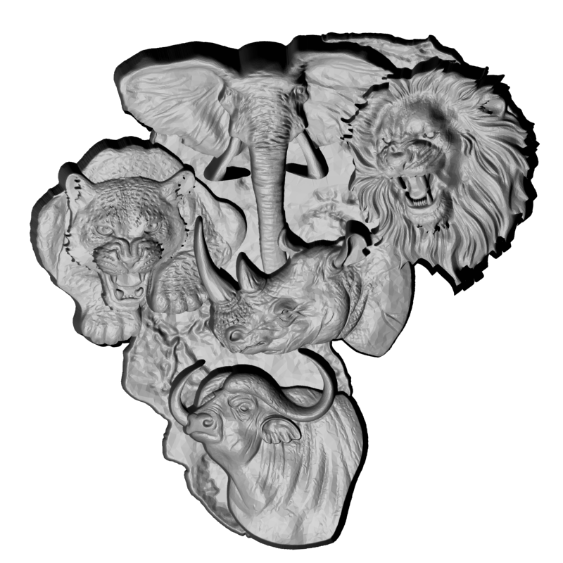 картинка Африка F1-278 3D-STL.COM