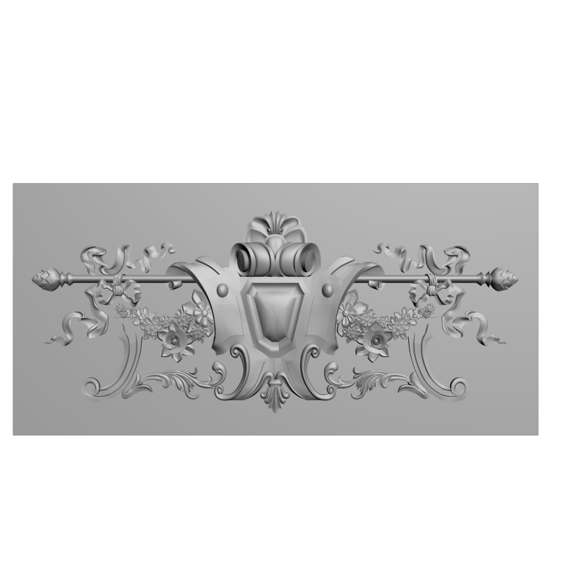 картинка Накладка декоративная D10-429 3D-STL.COM
