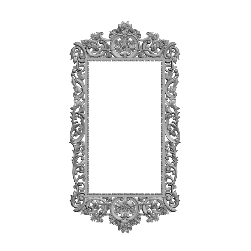 картинка Рама резная D14-465 3D-STL.COM